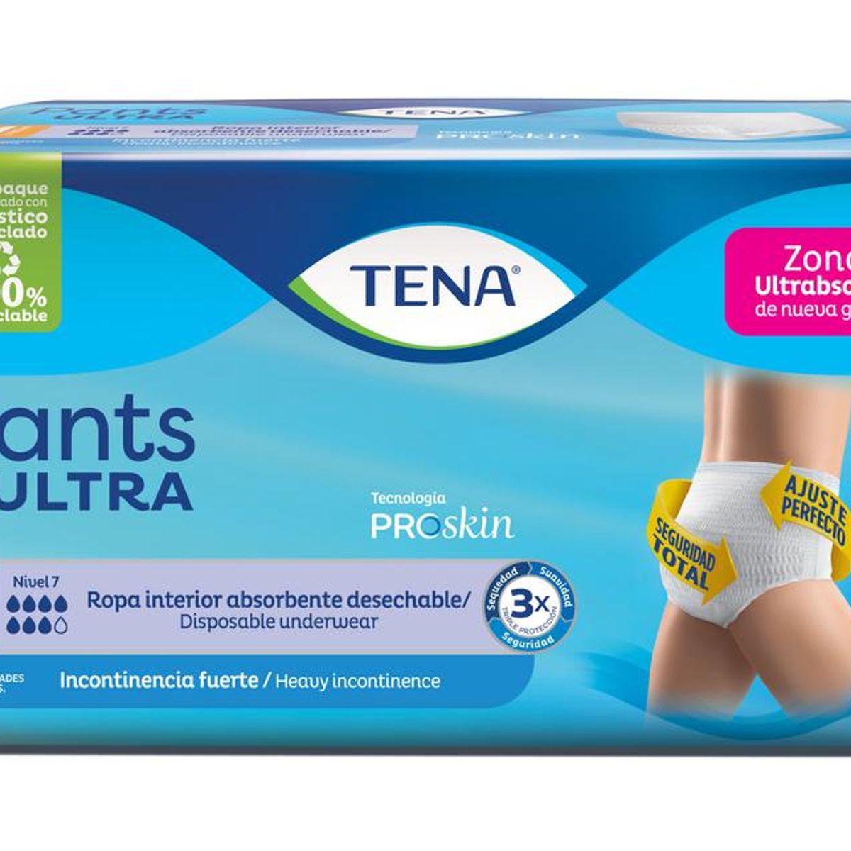 TENA - Pañal Tena Pants Ultra Mediano para Adulto 20 Unidades
