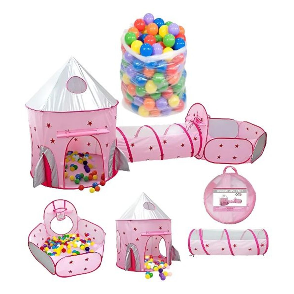 GENERICO - Piscina De Pelotas Castillo Para Exterior Sin Pelotas