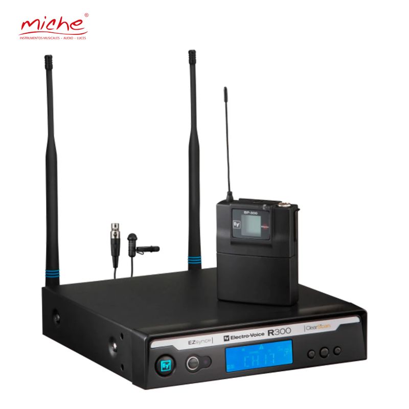 GENERICO - MICROFONO EV R300-L-C SOLAPA INALAMBRICO