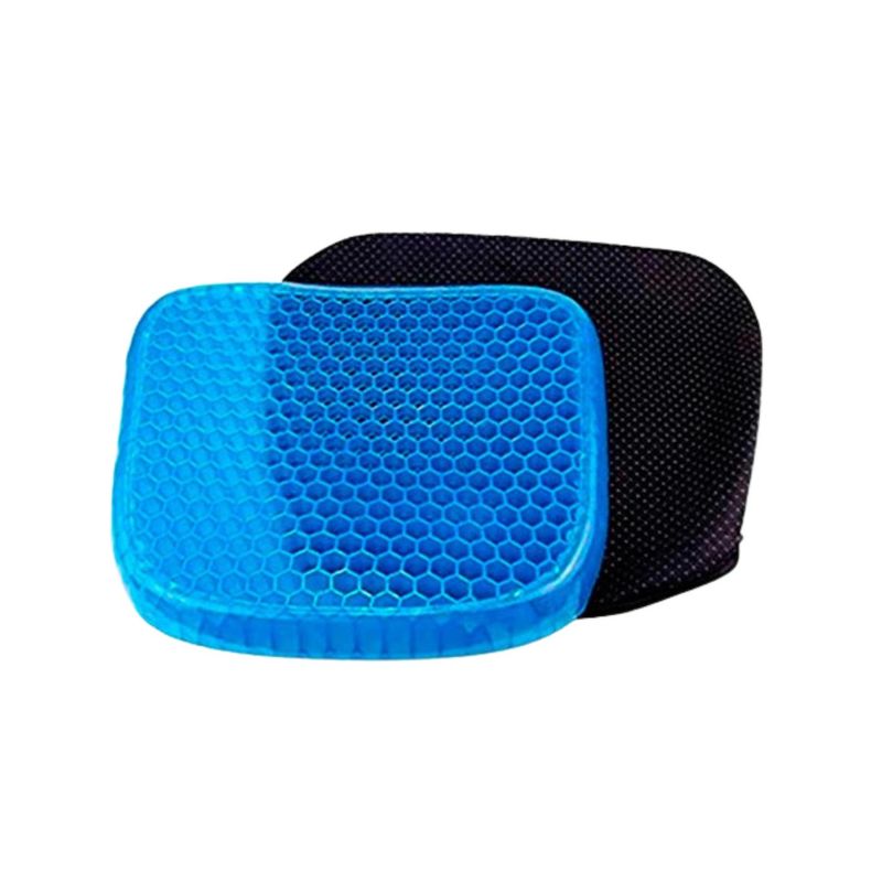 GENERICO - Cojín Silicona Silla Gel Transpirable Figura Panel + Funda