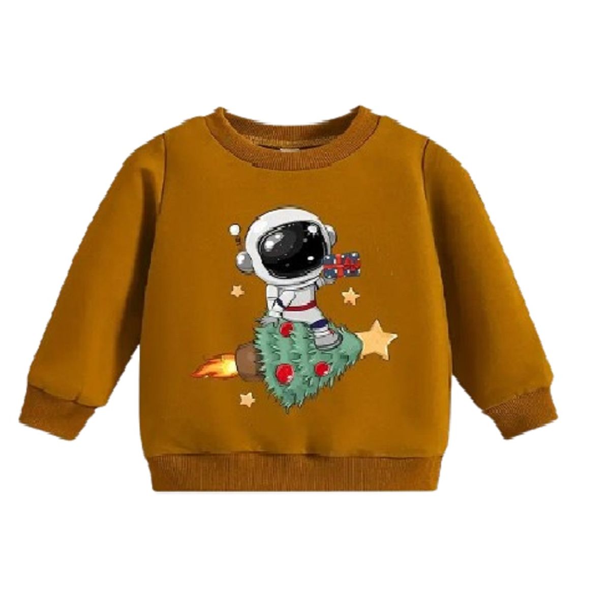 100 - Sueter Infantil Cafe con Astronauta