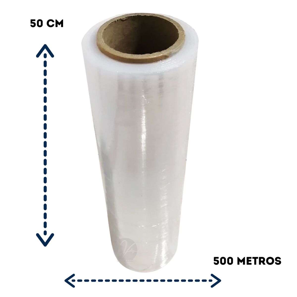GENERICO - Vinipel Stretch Transparente 50 cm x 500 metros Embalaje