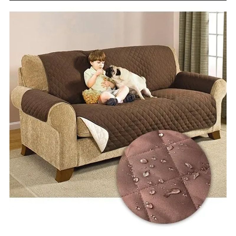 GENERICO - Forro Cubre Sofa Doble Faz 2 puestos
