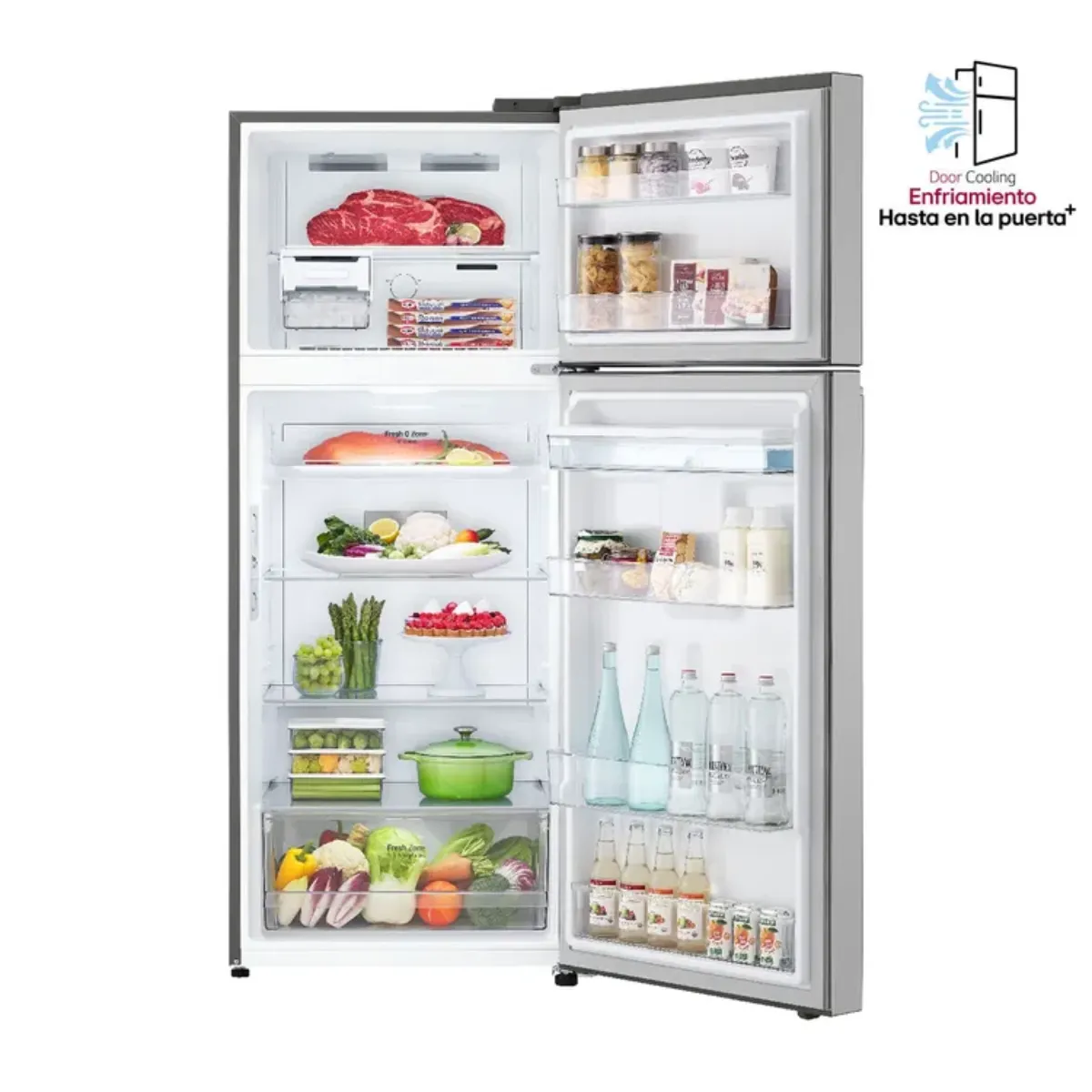 LG - Nevera LG Congelador Superior 394 Litros VT40SPYC