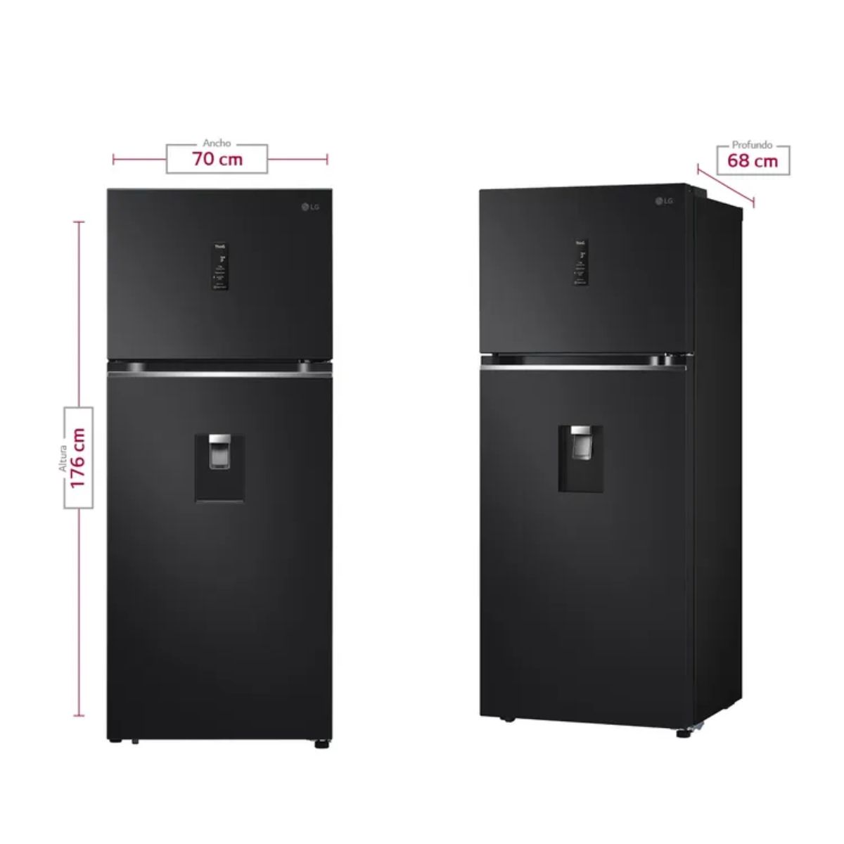 LG - Nevera LG Congelador Superior 394 Litros VT40SPM