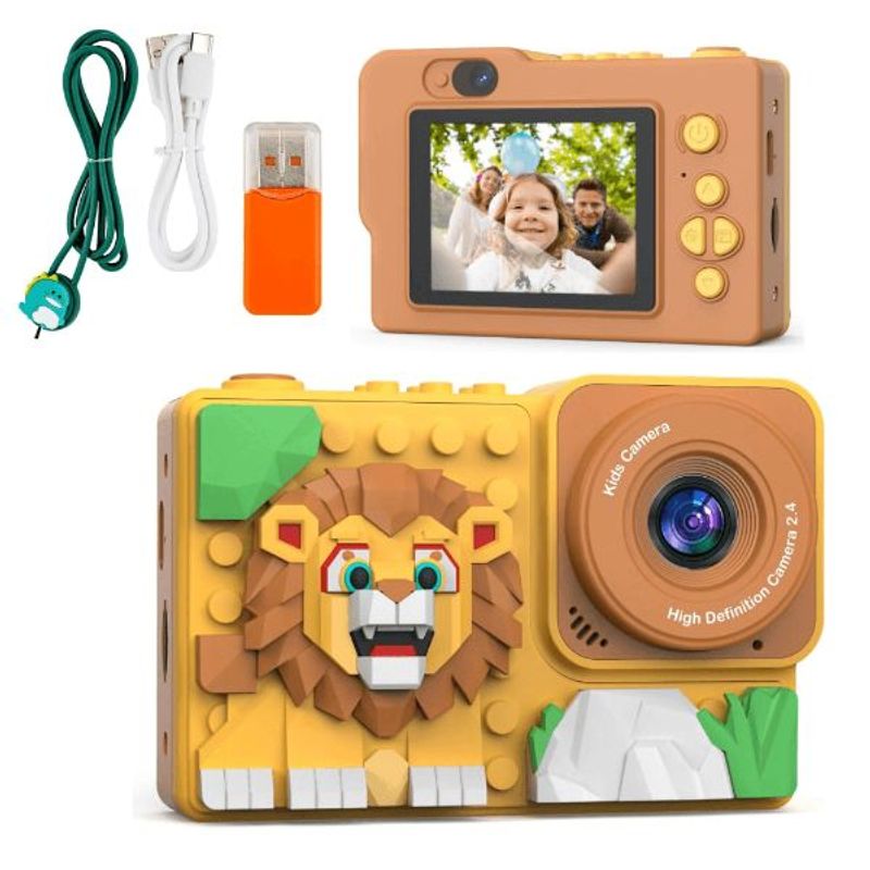 GENERICO - Cámara digital infantil LEGO 1080P HD Leon
