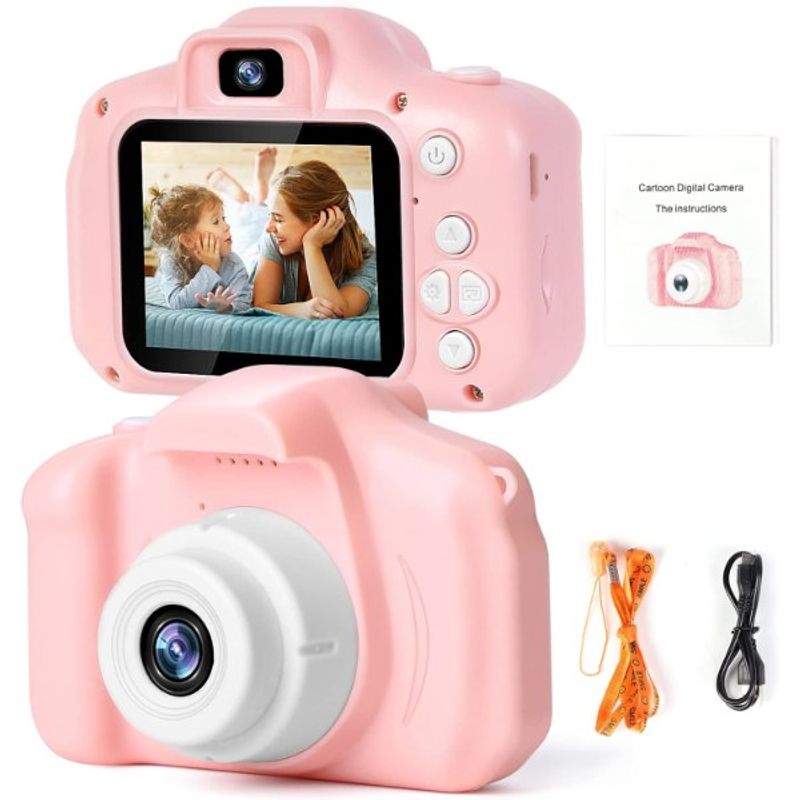 GENERICO - Cámara Digital Infantil con Fotos Video y Memoria Expandible