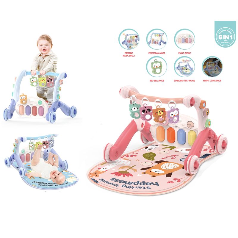 JON DI GROUP SAS - Gimnasio Para Bebe Andadera Musical 6- 1 Tapete Piano Luces