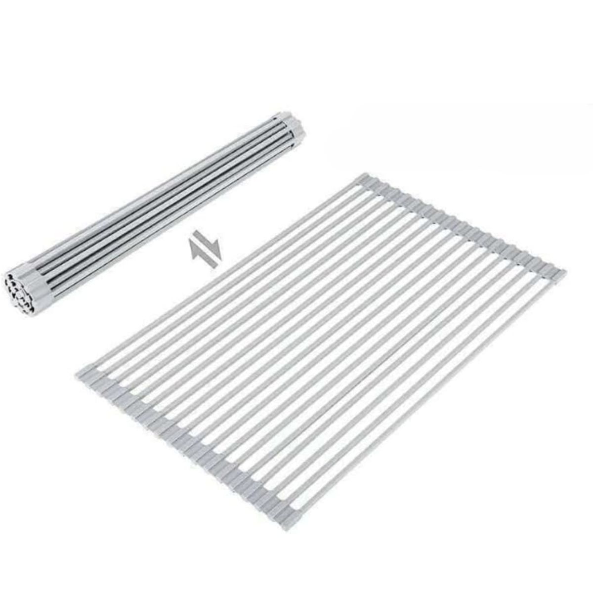 TRIPLE CLEAN - Escurridor De Platos Plano Enrollable Secaplatos