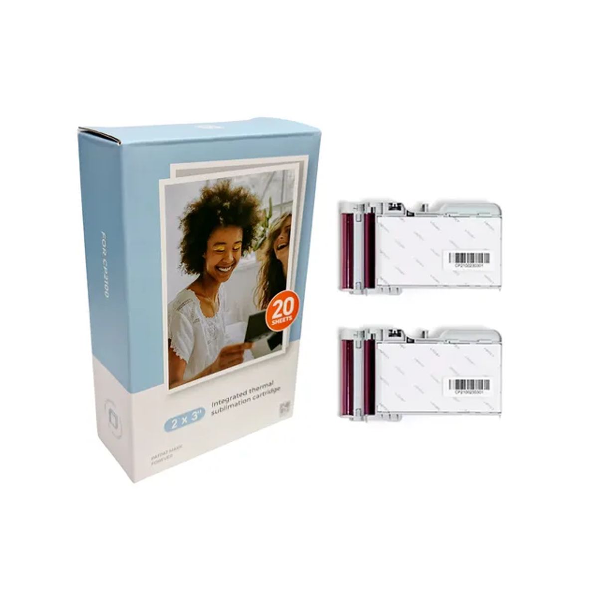 GENERICO - Papel Térmico De Fotografía Para Impresora Cp2100 - 20 Hojas