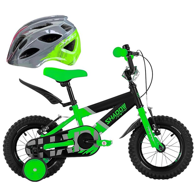 GW - Bicicleta + Casco Niño Niña Gw Rin 12 Con Accesorios
