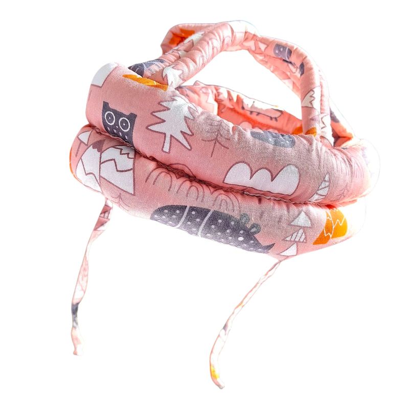 GENERICO - Gorro De Gateo Protector Antigolpes Para Bebe Acolchado Rosa