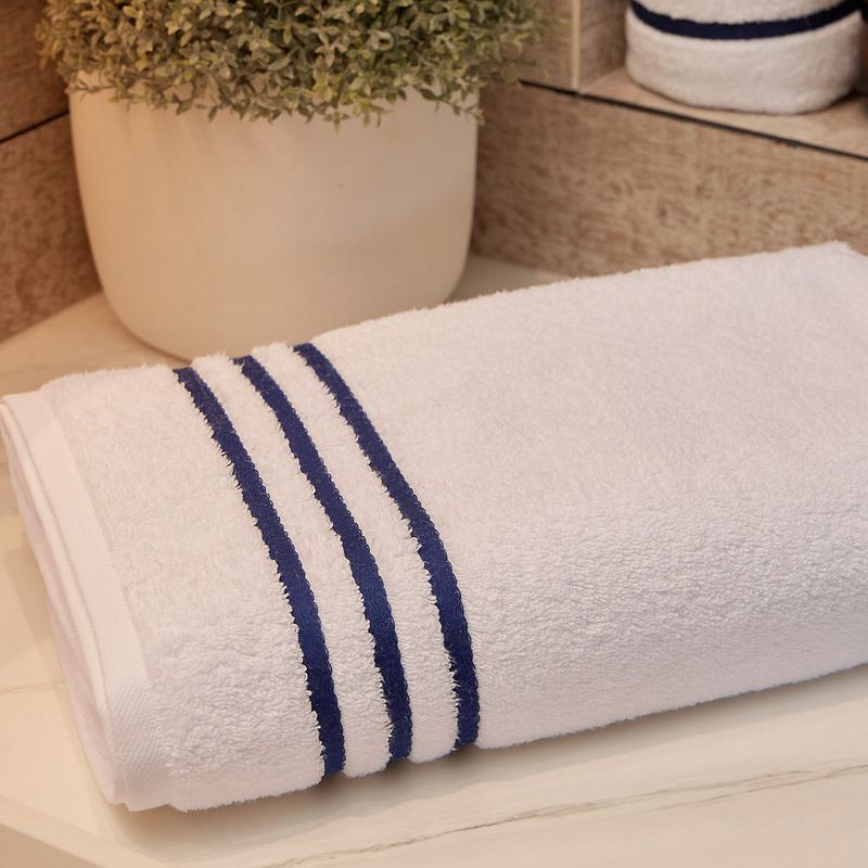 DISTRIHOGAR - Toalla de Cuerpo 100% Algodón 550 gr Spa Azul 100 x 160 cm