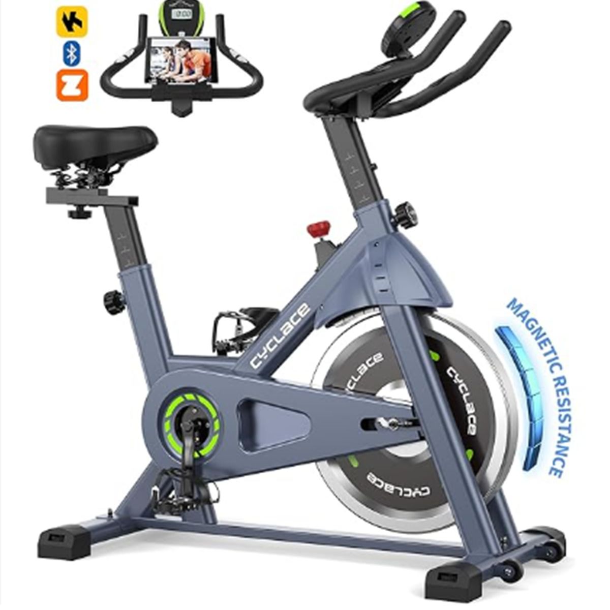 GENERICO - Bicicleta Estática Resistencia Magnética Negra..