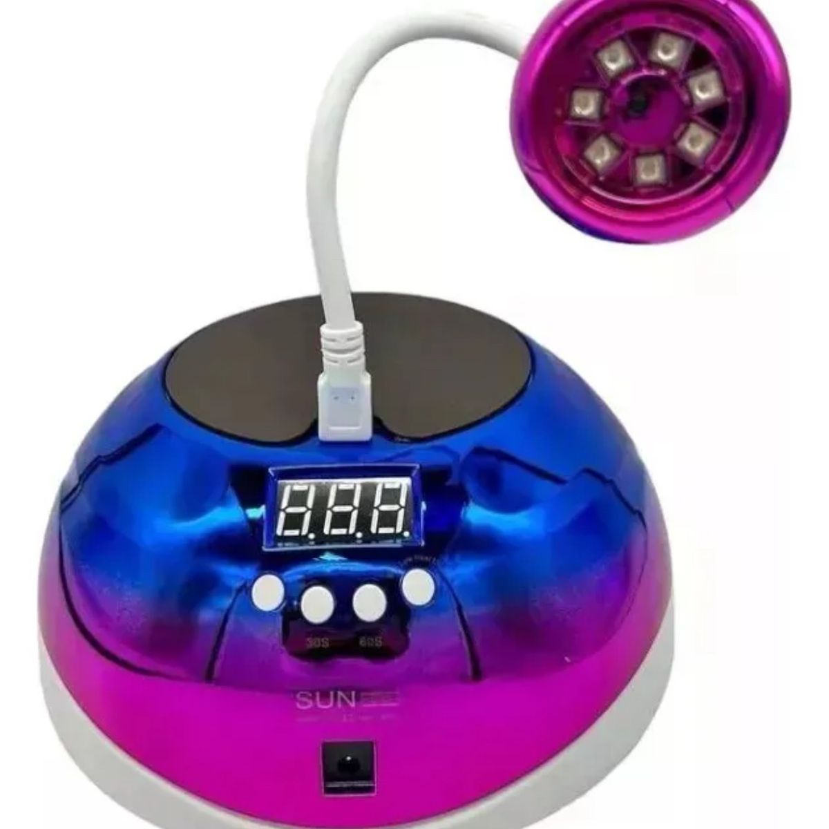 GENERICO - Lámpara uñas UV profesional 2 en 1 press - con cable