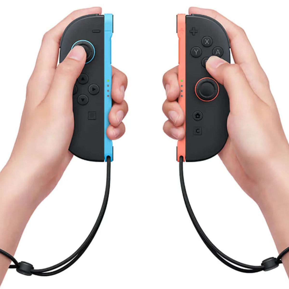 NINTENDO - Control Joy-Con (L-R) Azul y Rojo Neón Nintendo Switch 2 Edition