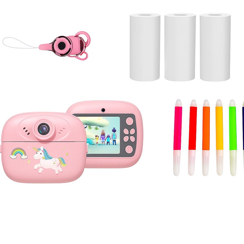 GENERICO - Cámara Impresora Infantil con Diseño de Unicornio