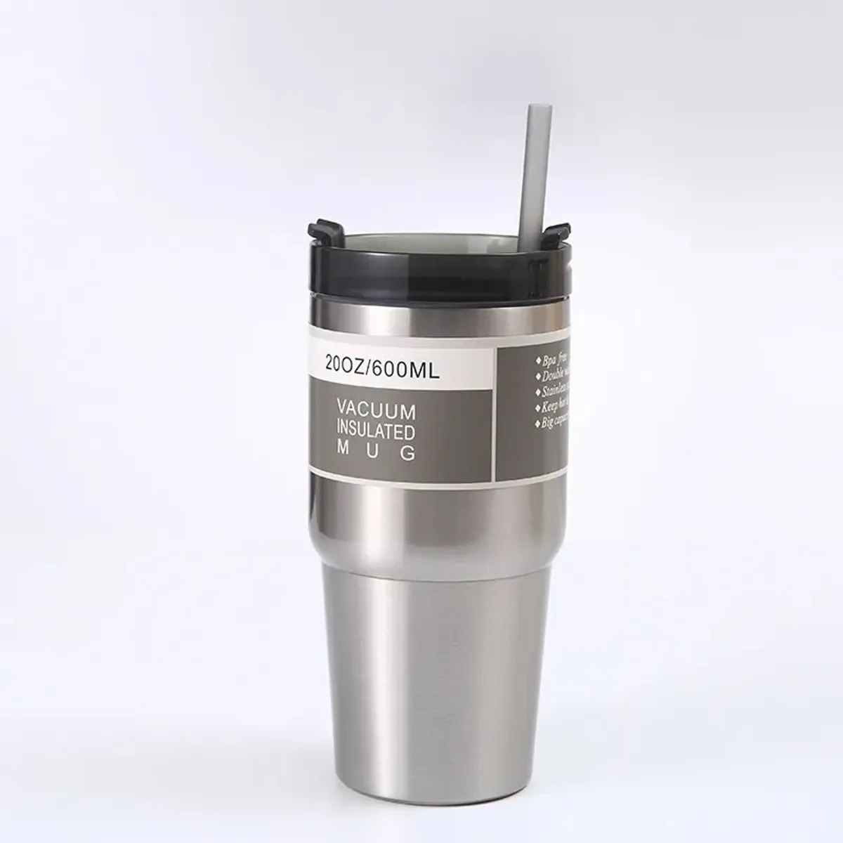 GENERICO - Termo Térmico Sin Agarre 600ml De Acero Inoxidable