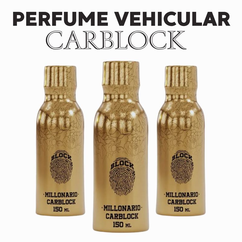 CARBLOCK - 3x Car Block - Perfume De Lujo Para Carros