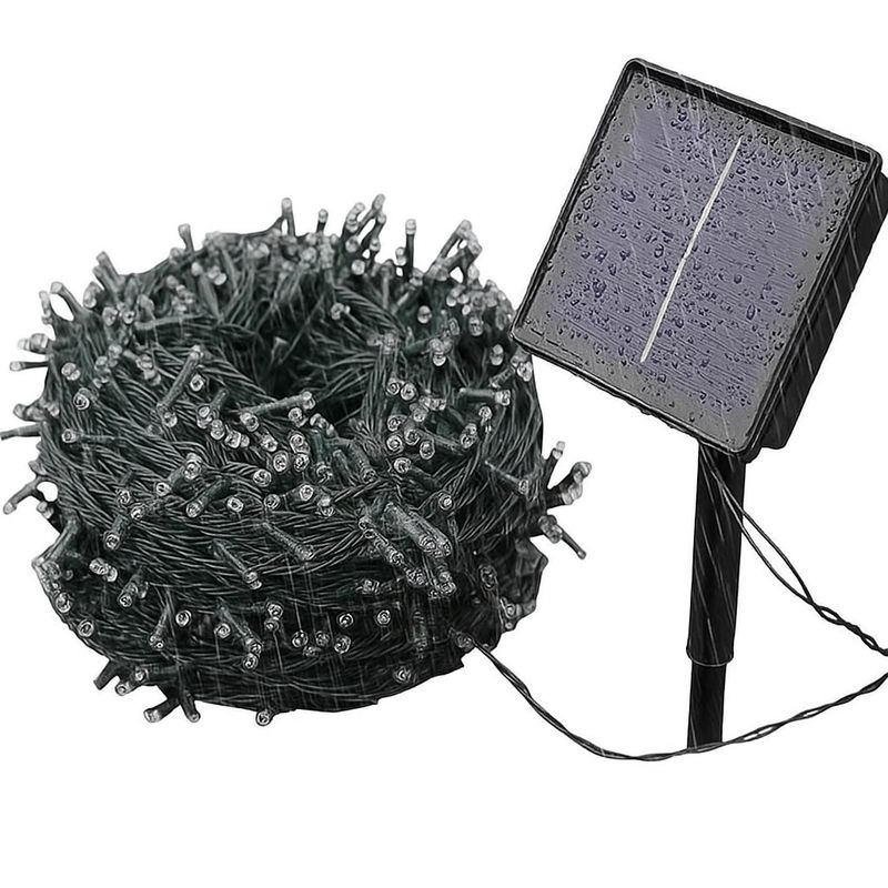 GENERICO - Luz Led solar 200 bombillos RGB decorativa navideña xf-04