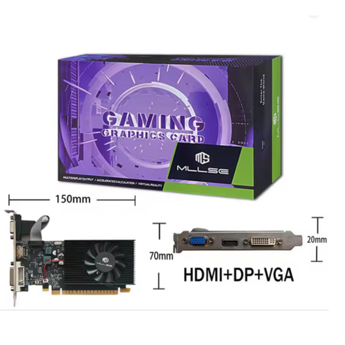 GENERICO - Tarjeta Gráfica Nvidea Geforce Gt 730 4gb Gddr3 Pci-e 3.0