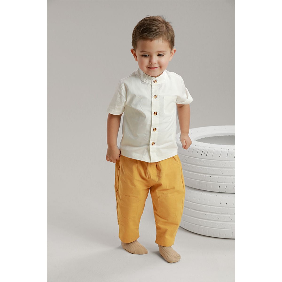 BABY SAMUU - Camisa Fresca con Botones Adrián