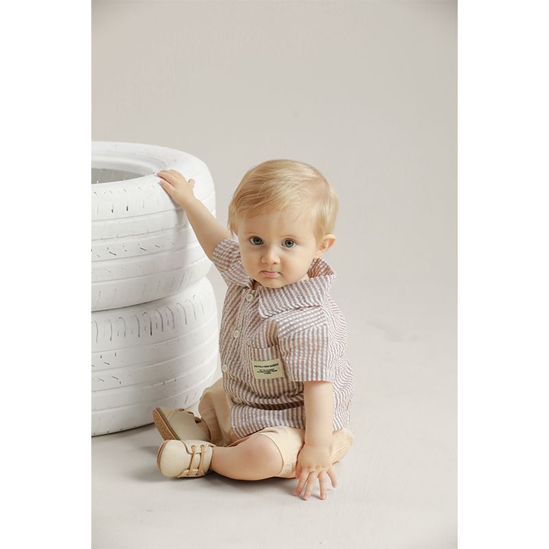 BABY SAMUU - Camisa Estilo Casual de Rayas Lorenzo