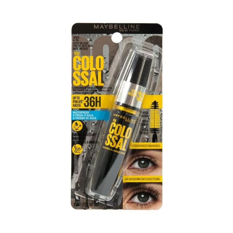 MAYBELLINE - Pestañina Colossal AntiAgua 8ML
