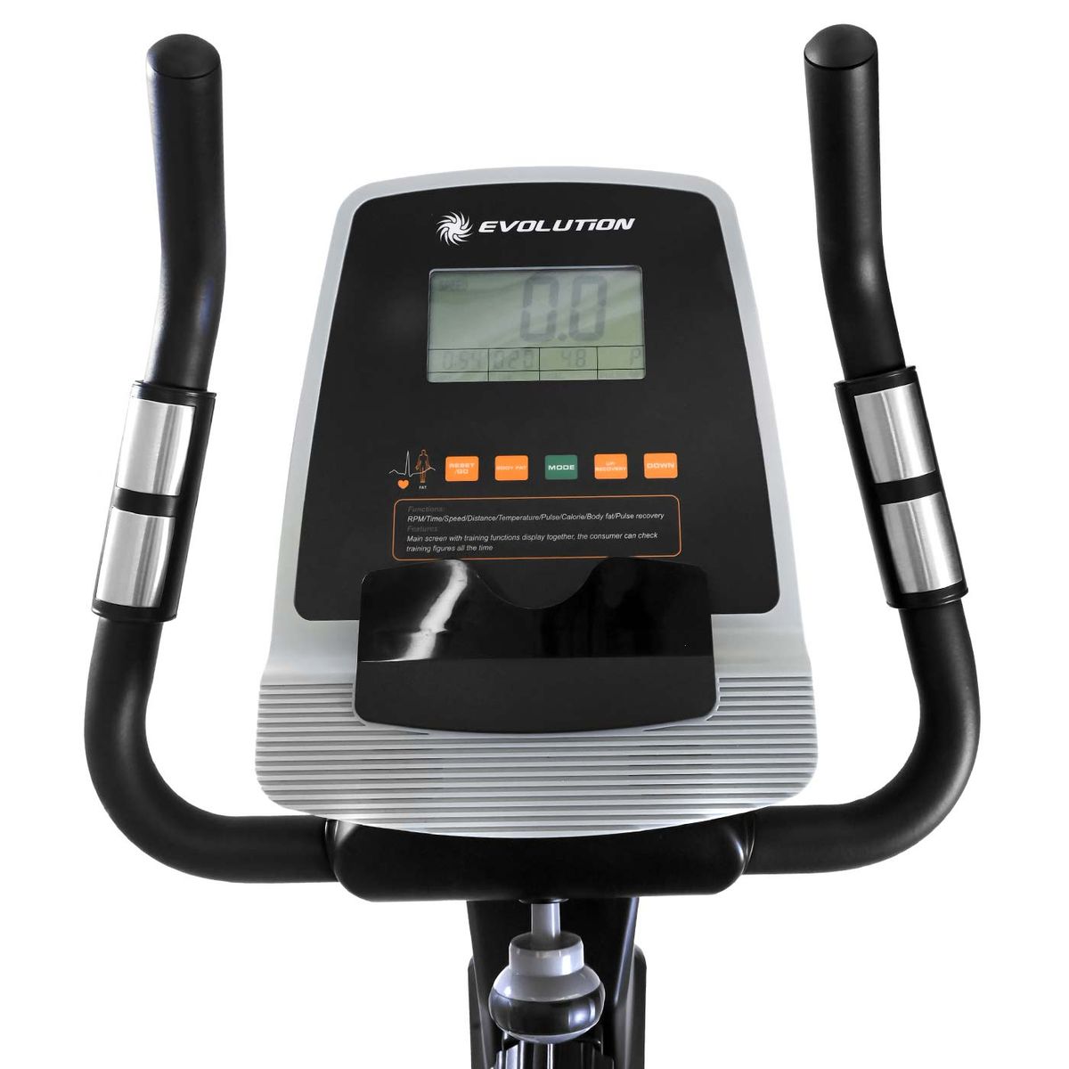 EVOLUTION FITNESS - Bicicleta Estática EVOLUTION B40 Volante 7 Kg Resistencia 15 niveles