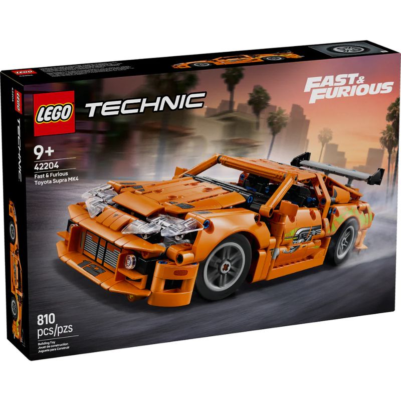 LEGO - Juego Lego Toyota Supra Mk4 Fast & Furious 810 Piezas Niños