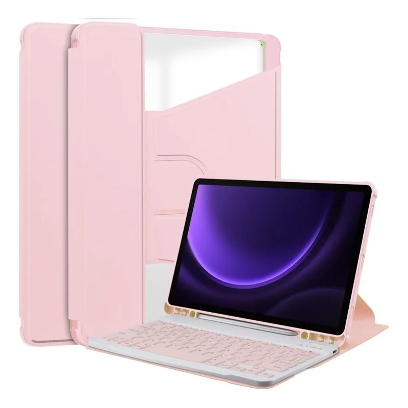 GENERICO - Funda Teclado Bluetooth 360° Para iPad 10 Gen-a16 11 Th 2025