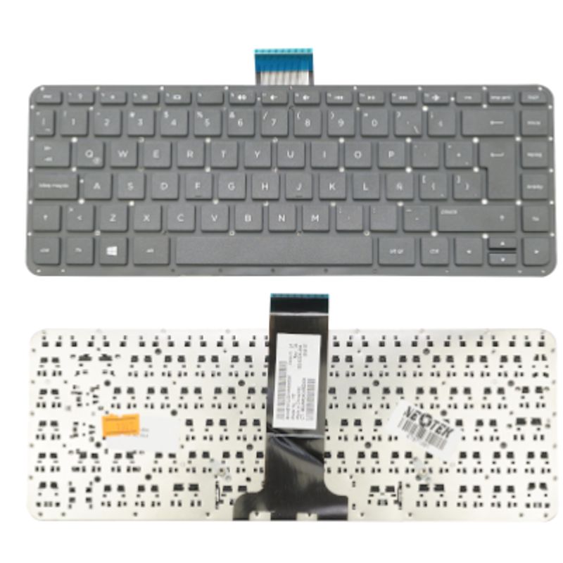 NEOTEK - Teclado Repuesto HP Pavilion x360 13-A  14-U Español Latino con Ñ Negro