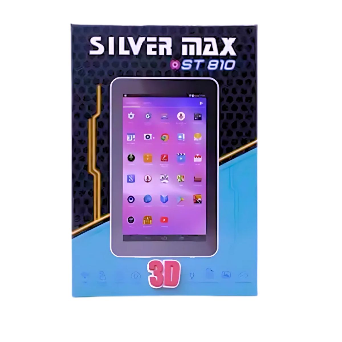 GENERICO - TABLET SILVER MAX ST-810 COLOR AZUL