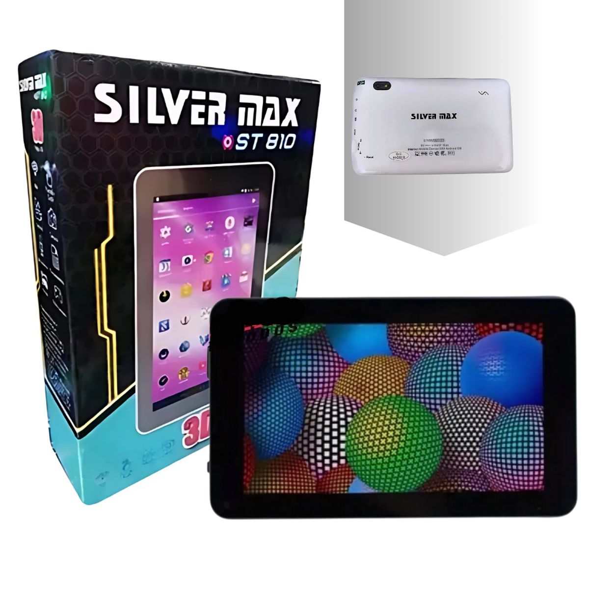 GENERICO - TABLET SILVER MAX ST-810 COLOR BLANCO