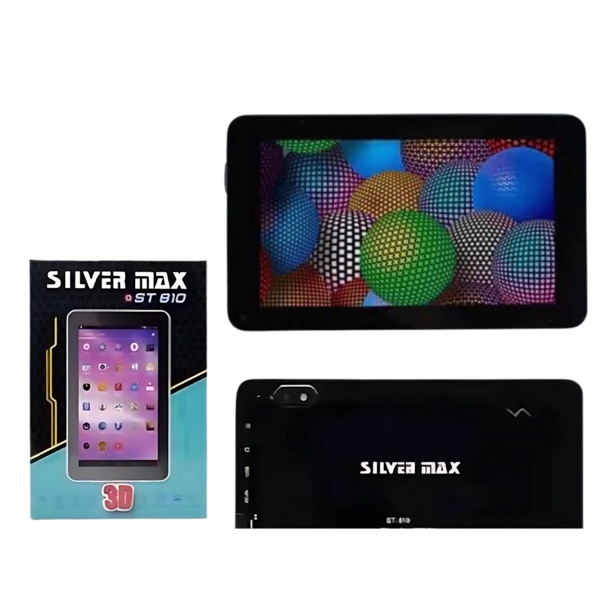 GENERICO - TABLET SILVER MAX ST-810 COLOR NEGRO