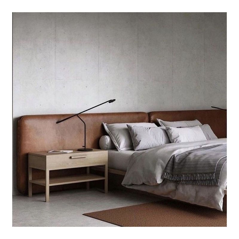 22 GRADOS DECORACION - Cabecero respaldo de cama Rapsel en cuero 200x100cm