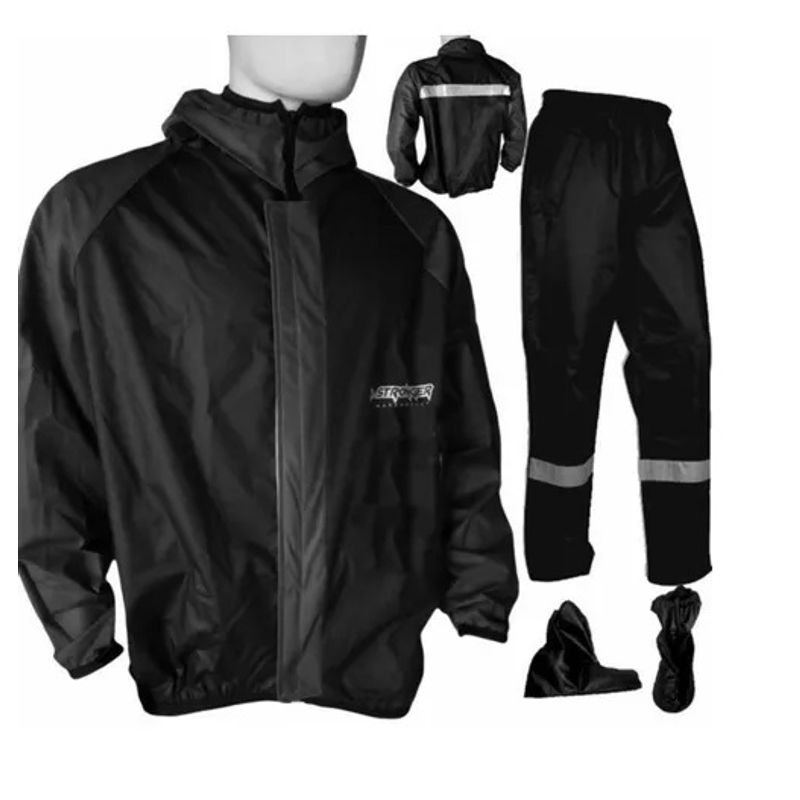GENERICO - Impermeable Siliconado 3 Piezas Moto/bici