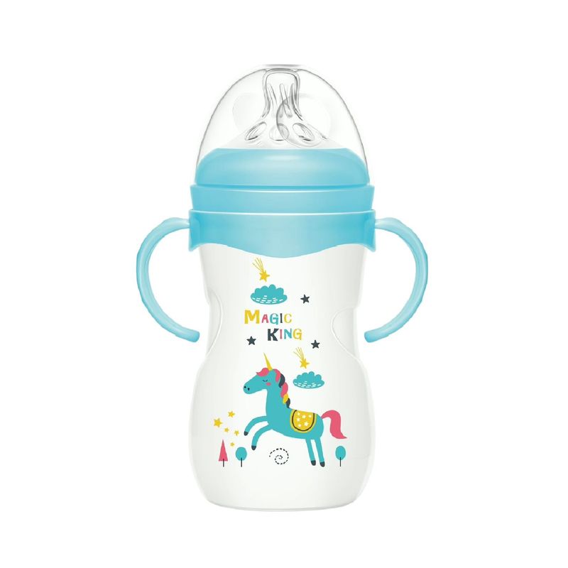 GENERICO - Tetero Anticolicos Momeasy 8 Onz Con Asa Para Bebe