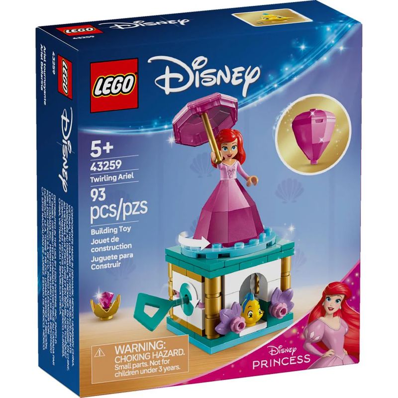 LEGO - Juego Construcción Lego Princesa Ariel 93 Piezas Para Niños