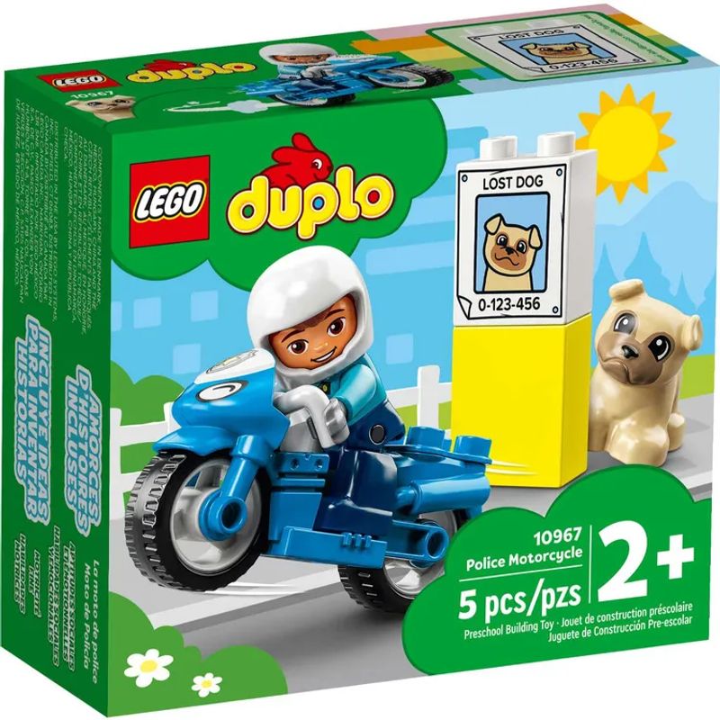 LEGO - Juego Construcción Lego Moto De Policía 5 Piezas Para Niños