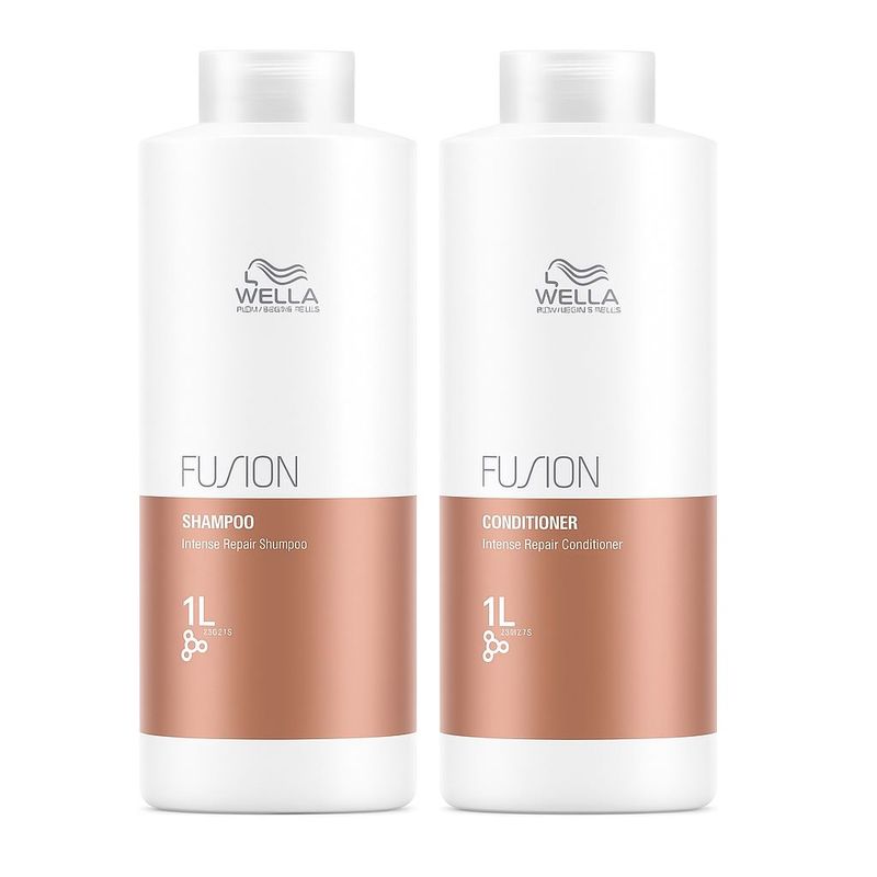 WELLA - DUO WELLA Fusion Shampoo + Acondicionador 1L