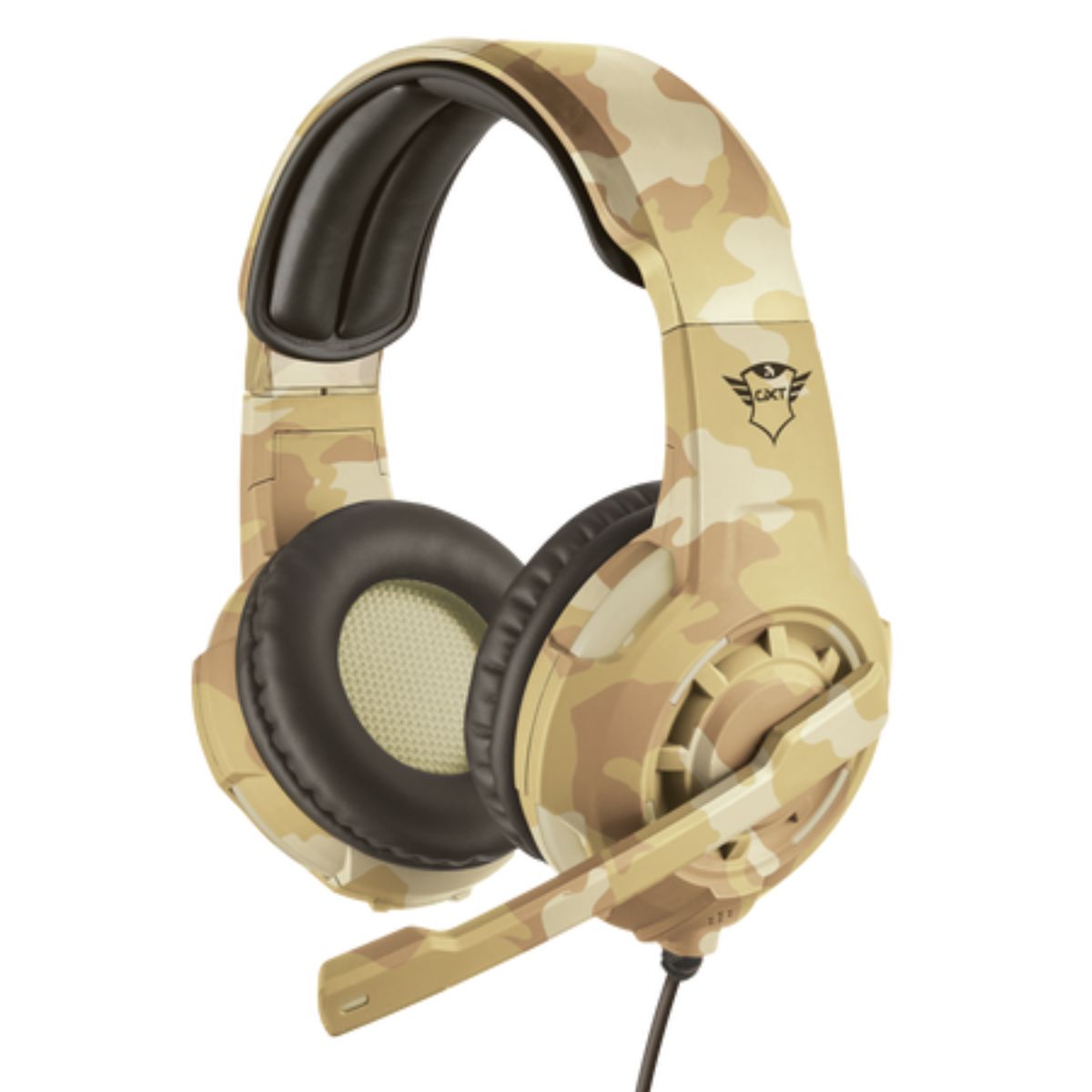 TRUST - Auriculares GXT 310D Radius para juegos Marca Trust  Beige