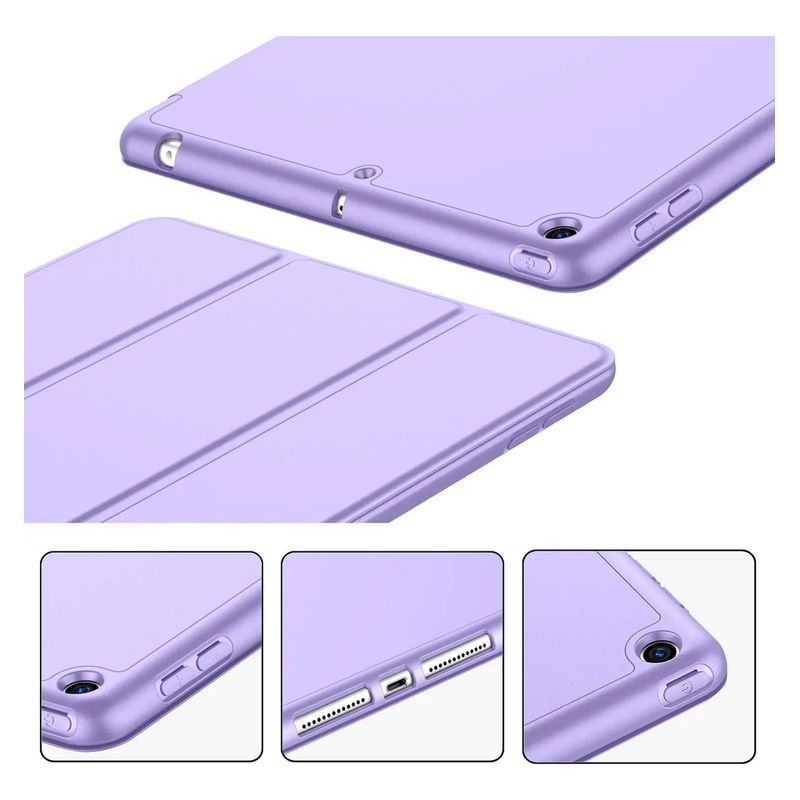GENERICO - Estuche Funda Smart Case Espacio De Pencil Para iPad air 11 m3 lila
