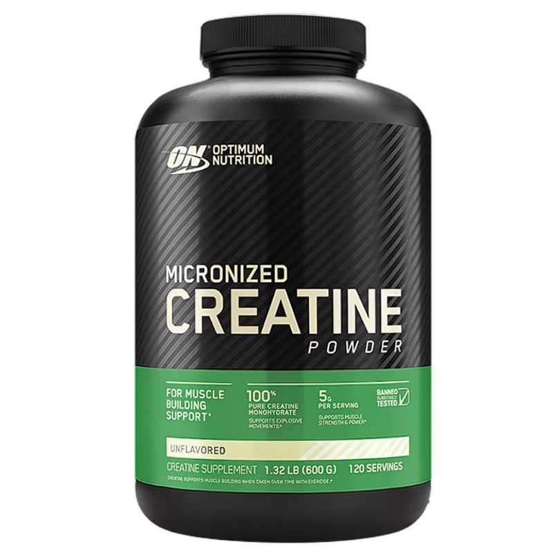 OPTIMUM NUTRITION - Creatina Micronized Powder 600 gr Optimum Nutrition 120 servicios