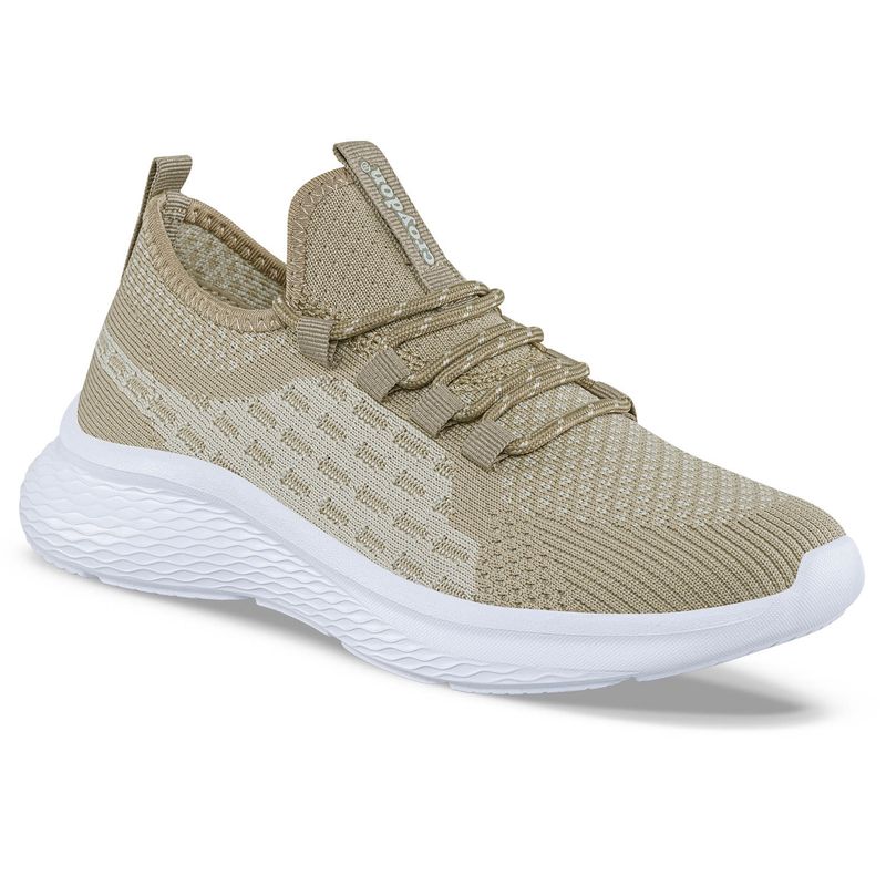 CROYDON - Tenis Running Trux Beige para Mujer Croydon