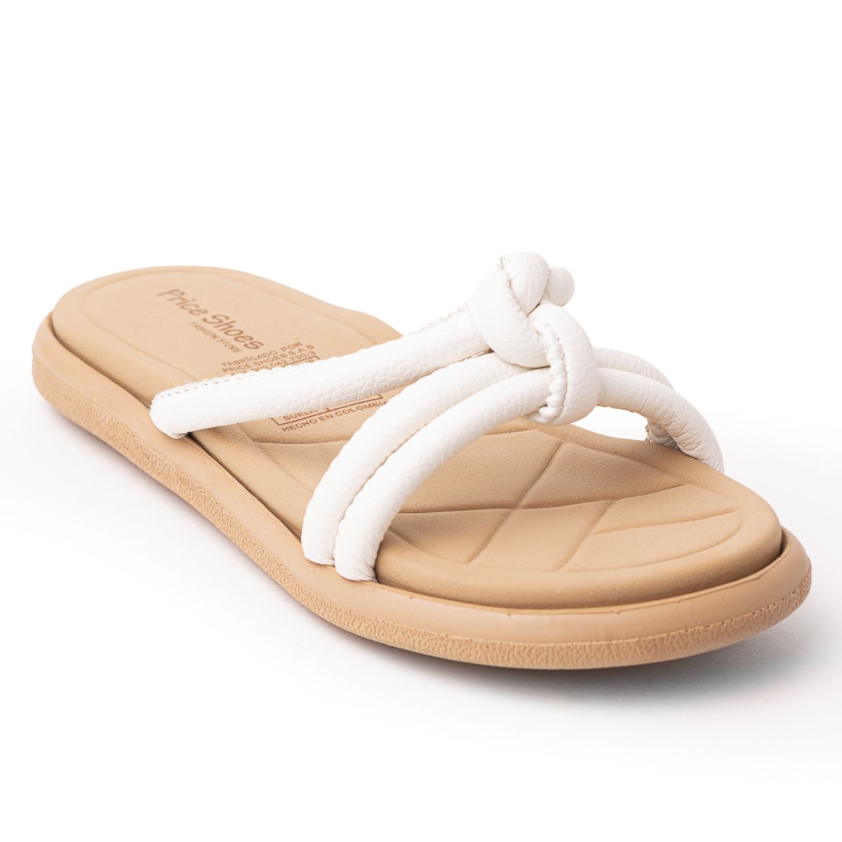 PRICE SHOES - Priceshoes Sandalias Planas Mujeres 902BOM-08TALCO