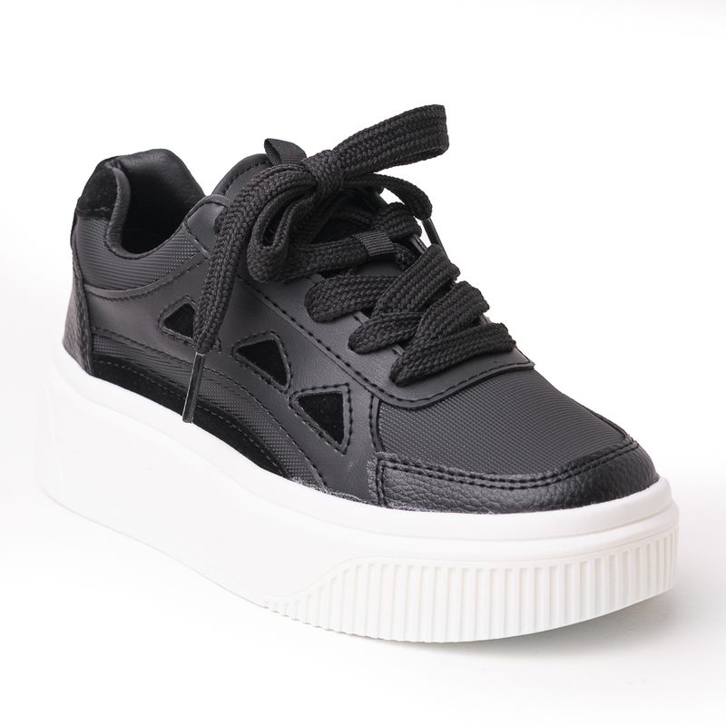 PRICE SHOES - Price Shoes Tenis Moda Mujer 822643NEGRO