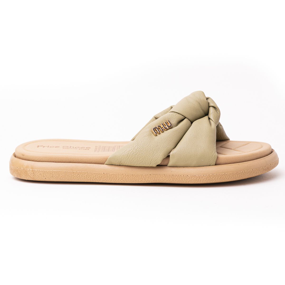 PRICE SHOES - Priceshoes Sandalias Planas Mujeres 902BOM-05OLIVA