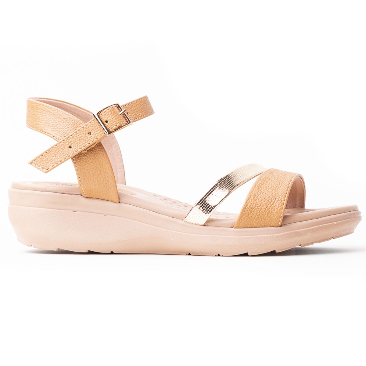 PRICE SHOES - Price Shoes Sandalia Confort Mujer 182NV355AMARETTO