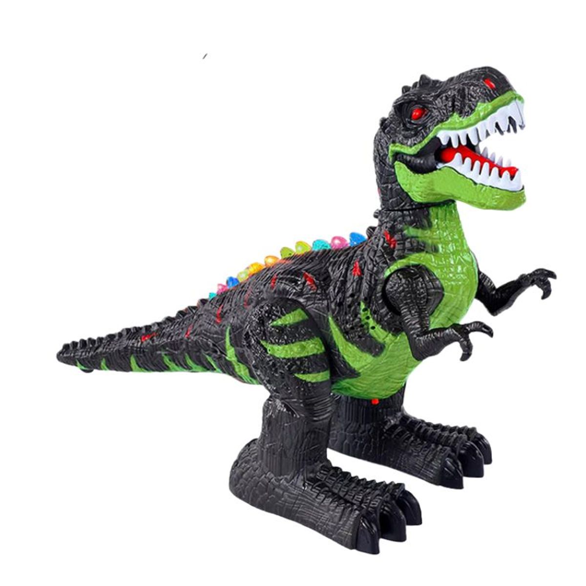 GENERICO - Juguete Dinosaurio T Rex Control Remoto Sonido Movimiento verde